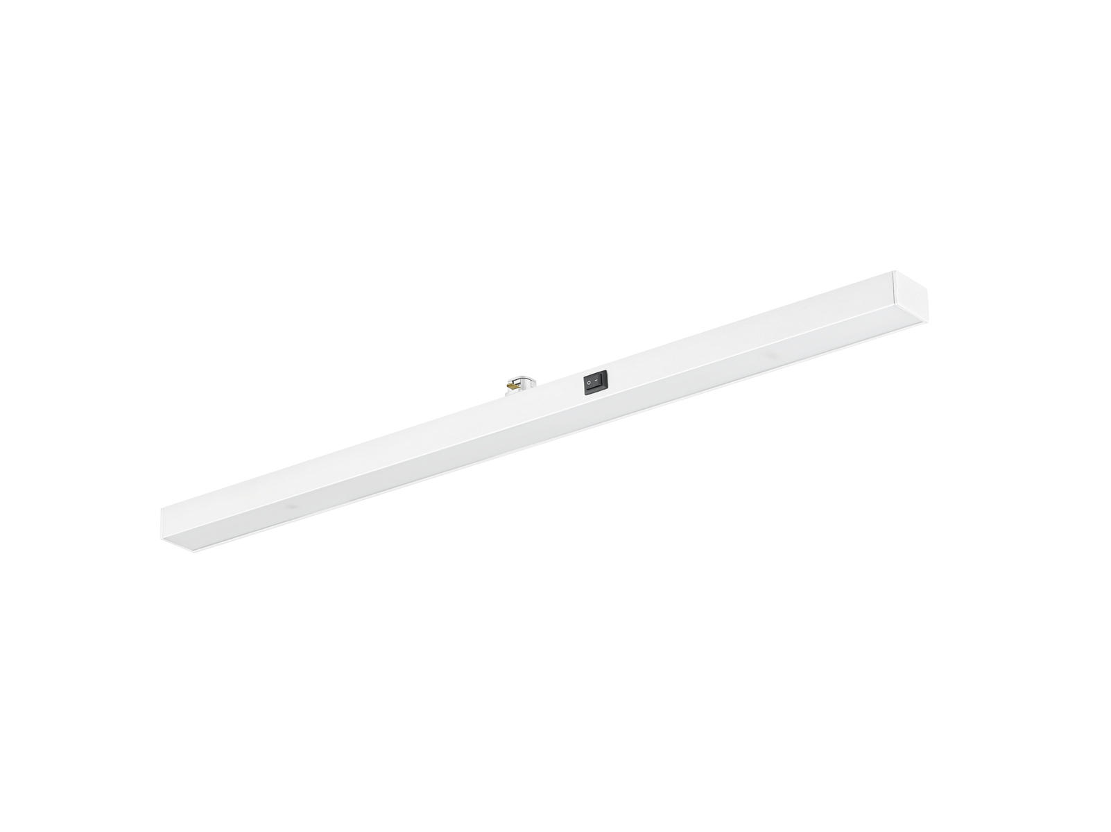SCHIENENSYSTEM-STABLEUCHTE - Weiß, Basics, Kunststoff (50/2,5/3cm) - Trio Leuchten