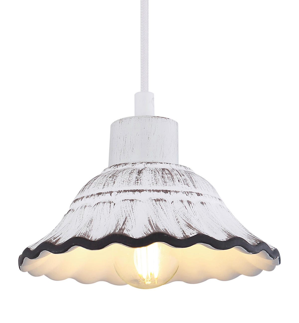 NÁSTĚNNÉ SVÍTIDLO, 17/26/32 cm - bílá/černá, Basics, kov/dřevo (17/26/32cm) - Globo