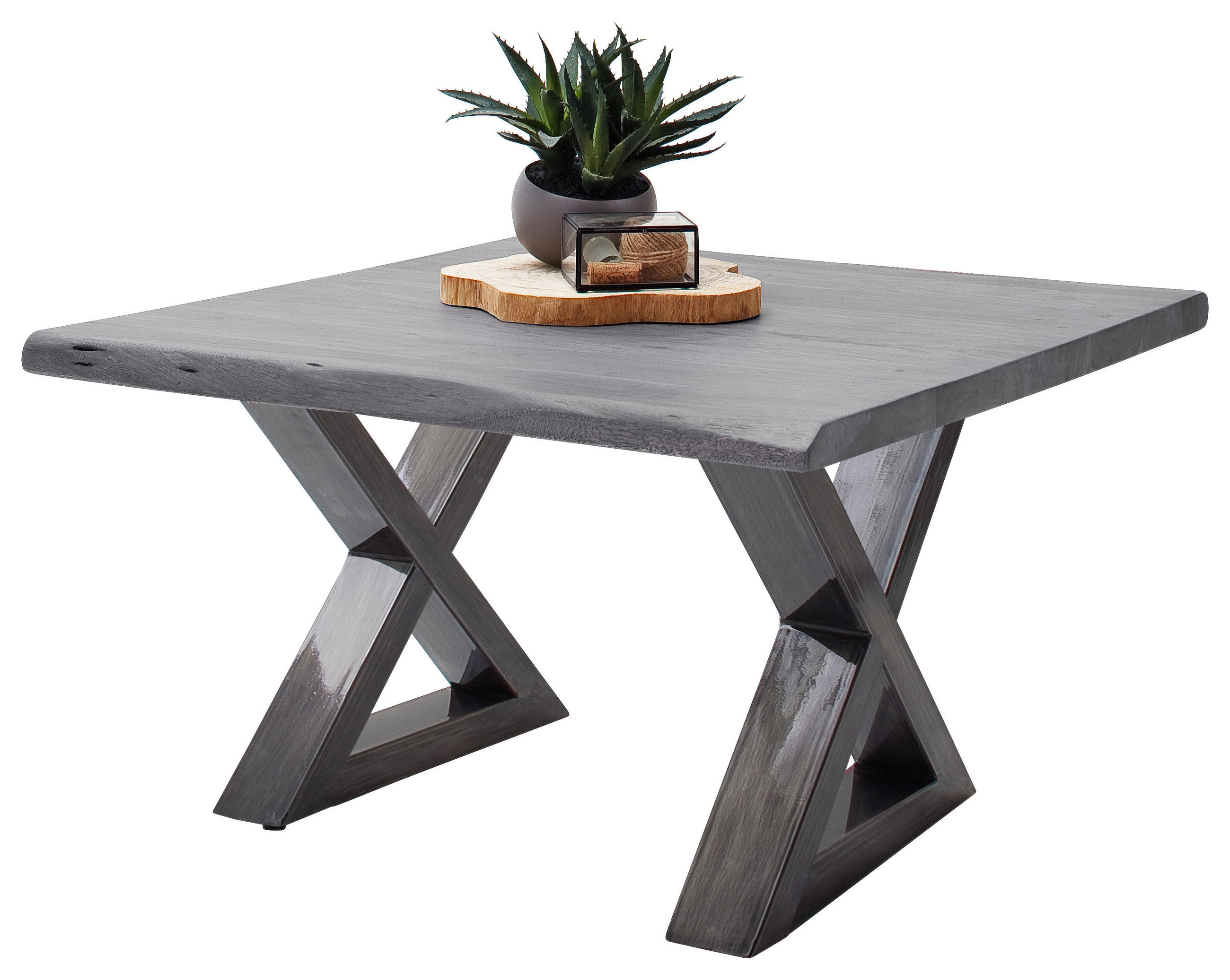 Couchtisch Holz Mit Massiver Tischplatte Cartagena, Akazie