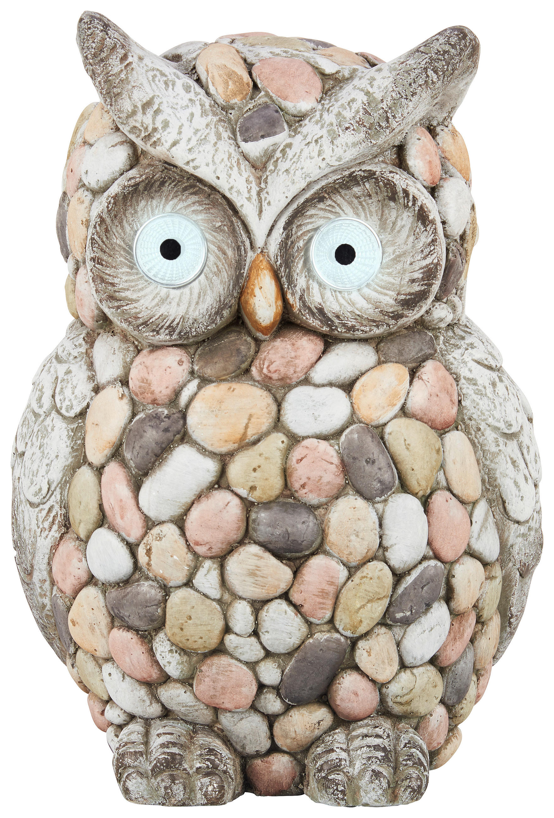 SOLARNA SVETILKA   25,2/37/24 cm            - bela/večbarvno, Trendi, kamen/umetna masa (25,2/37/24cm)