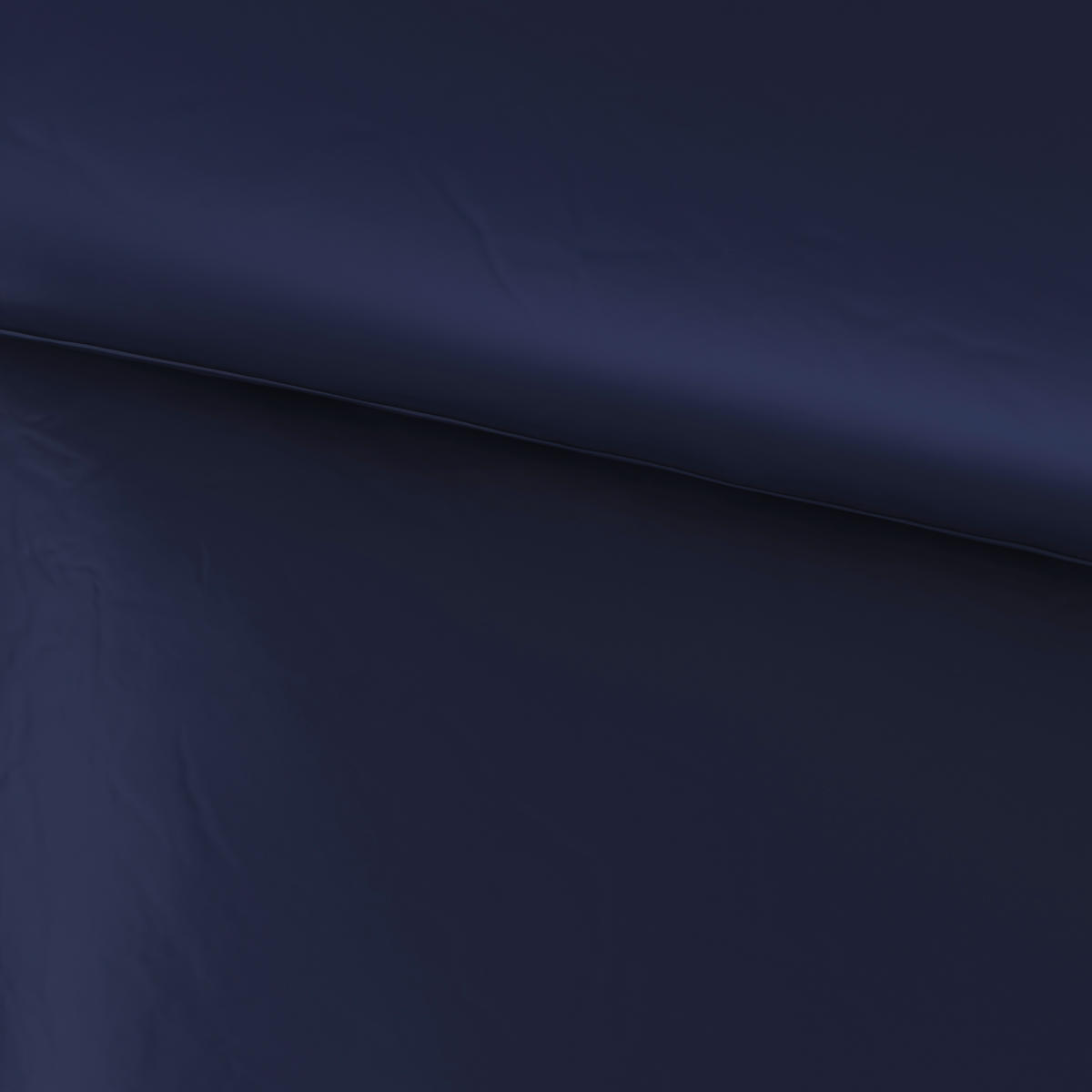 BETTWÄSCHE NIGIRI Satin 135/200 cm  - Dunkelblau, Basics, Textil (135/200cm) - Bio:Vio
