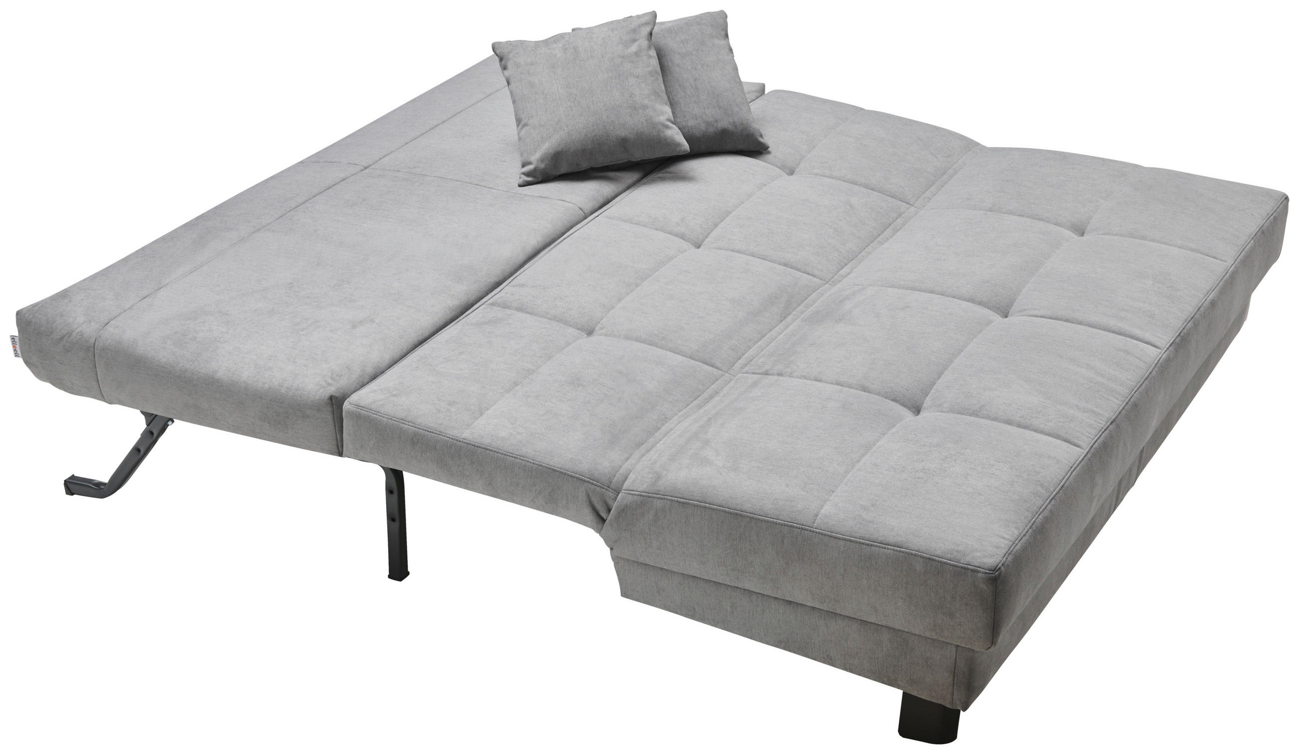 Thumbnail - Carryhome Schlafsofa, Grau, Textil, 3-Sitzer, Füllung: Polyester, 185x85x100 cm, Made in Germany, Liegefunktion, Kinder-...
