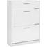 SCHUHSCHRANK 75/103/25 cm - Chromfarben/Weiß, KONVENTIONELL, Holzwerkstoff (75/103/25cm) - Ti`me SCHUHSCHRANK 75/103/25 cm - Chromfarben/Weiß, KONVENTIONELL, Holzwerkstoff (75/103/25cm) - Ti`me