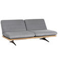 SCHLAFSOFA Palermo in Eichefarben, Hellgrau  - Eichefarben/Beige, Design, Holz/Textil (204/92/90cm) - Dieter Knoll
