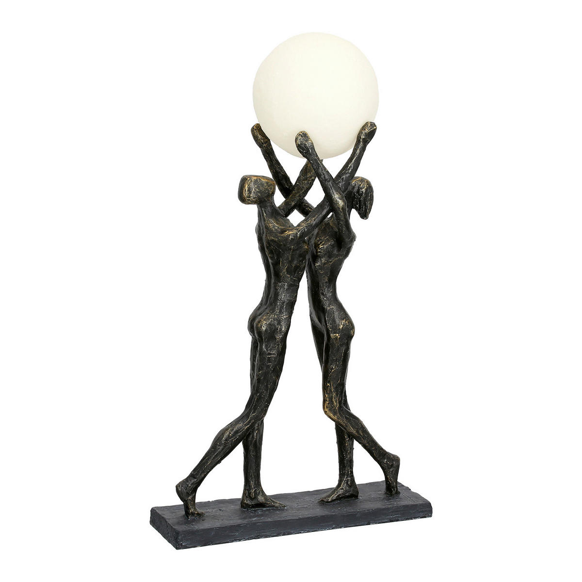 TAGESLICHTLAMPE hold the light   - Bronzefarben, LIFESTYLE, Kunststoff (26/47/8cm)