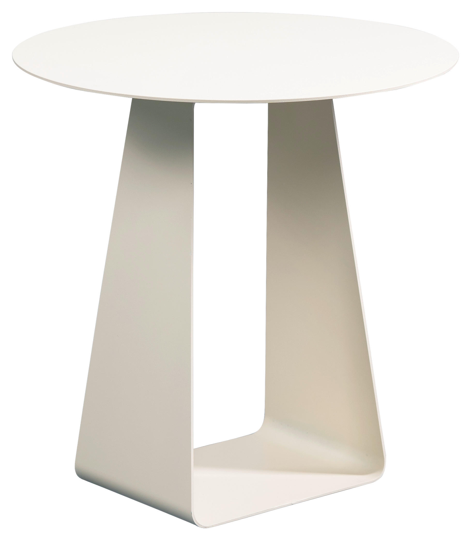 BEISTELLTISCH 45/45/45 cm Creme rund  - Creme, Design, Metall (45/45/45cm) - Xora