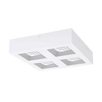 DECKENLEUCHTE 6,3 W    27/27/6 cm  - Weiss, Konventionell, Kunststoff/Metall (27/27/6cm) - Eglo
