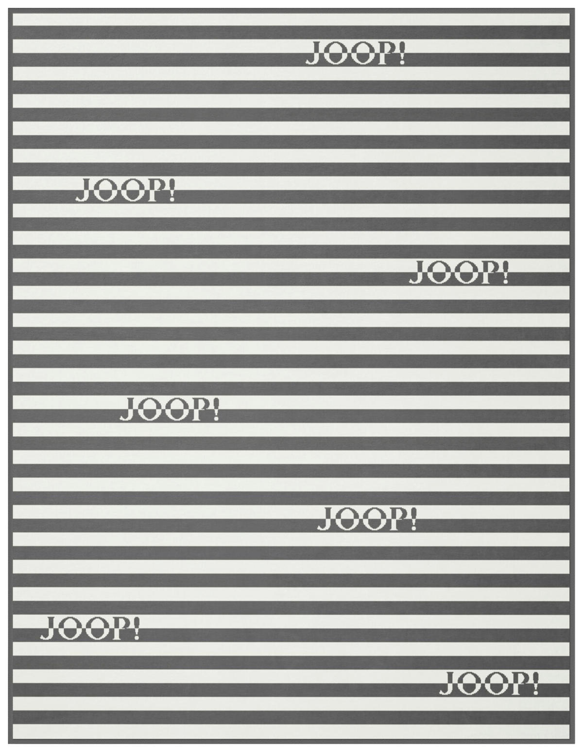 DECKE 130/160 cm  - Weiß/Grau, Design, Textil (130/160cm) - Joop!