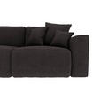 ECKSOFA in Lederlook Dunkelbraun  - Chromfarben/Dunkelbraun, KONVENTIONELL, Kunststoff/Textil (195/293cm) - Carryhome