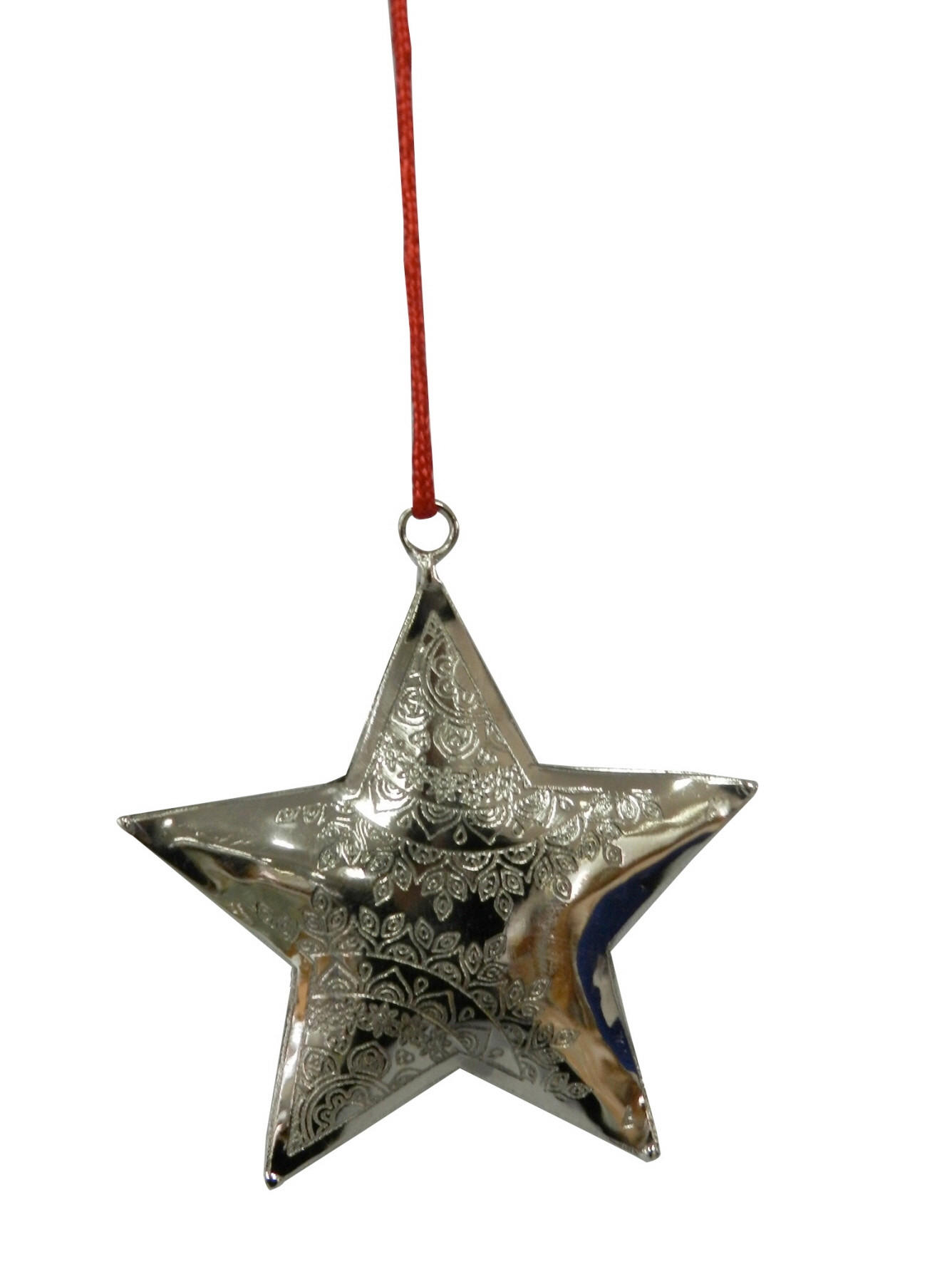 STEA DECORATIVĂ - argintiu, Lifestyle, metal (10/10cm) - X-Mas