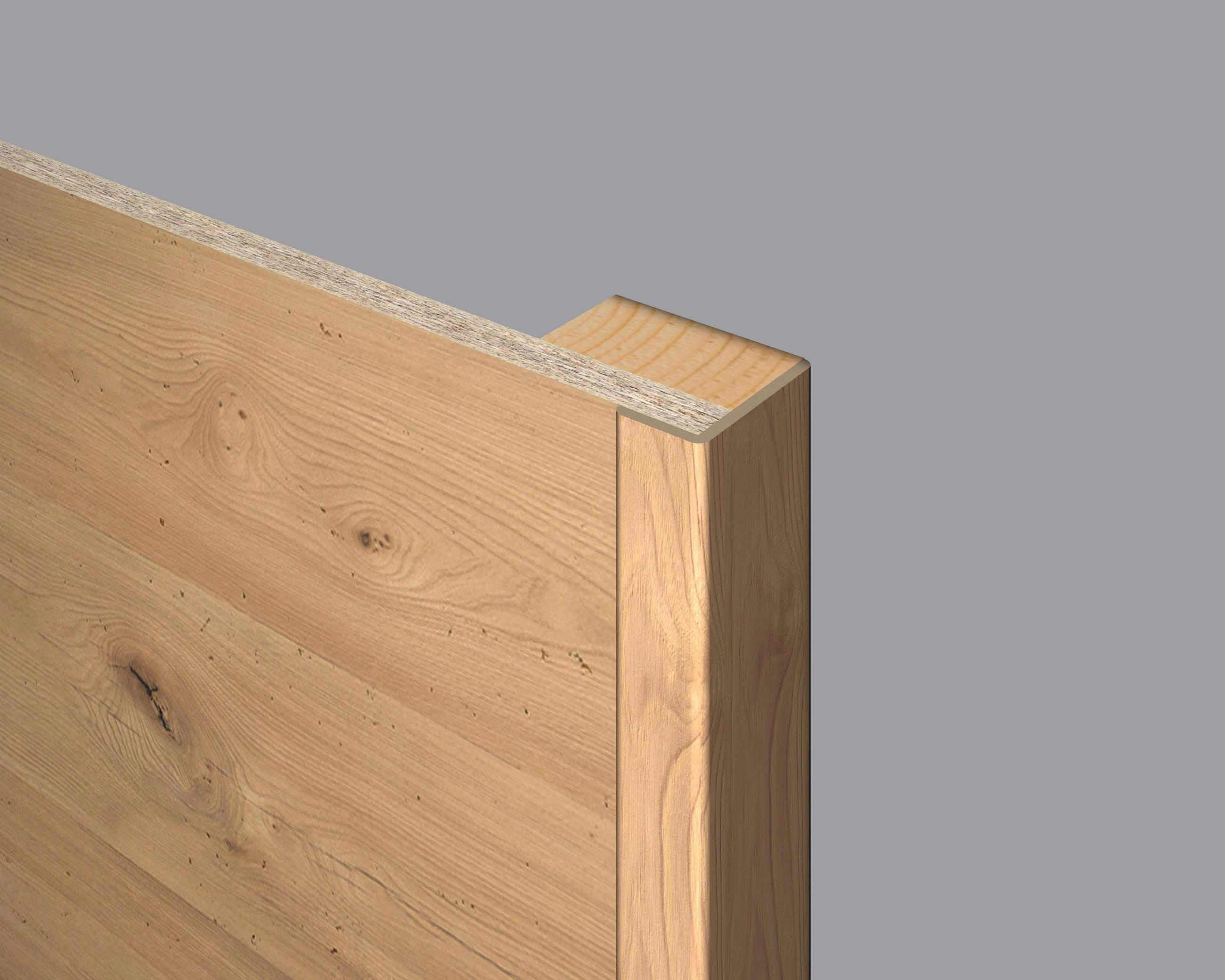 Winkelleiste Ulme - Ulmefarben, Design, Naturmaterialien (240/2.2/4.5cm) - Egger Holzwerkstoffe