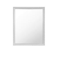 OGLEDALO ZIDNO  45/55/2 cm     - bijela, Lifestyle, staklo/drvo (45/55/2cm) - Carryhome