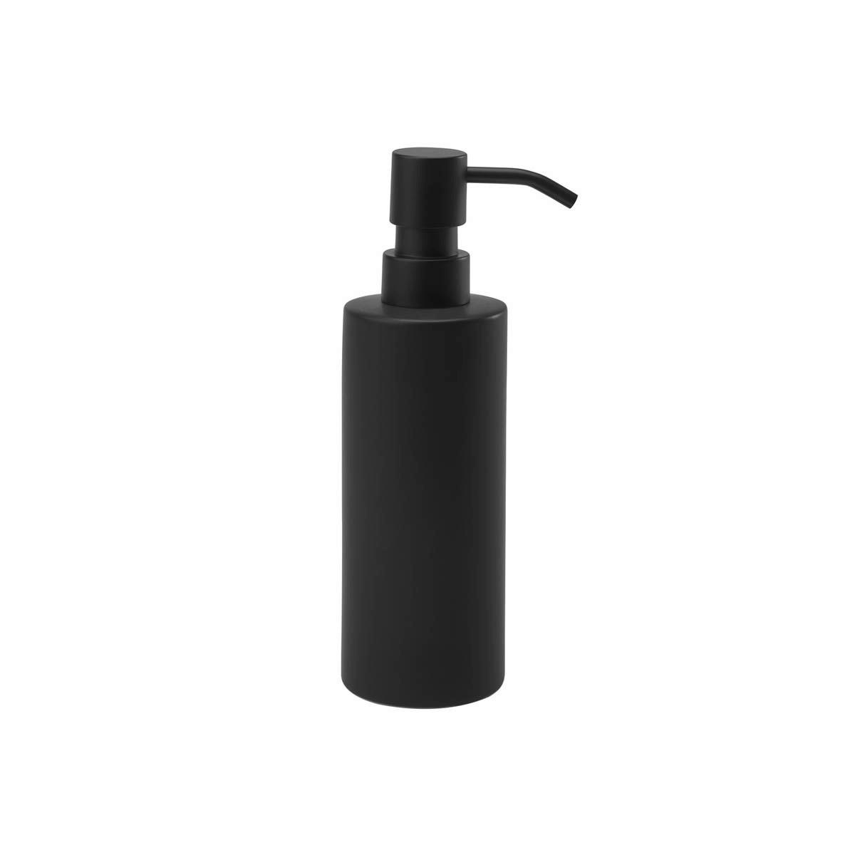 DOZATOR TEKUĆEG SAPUNA crna keramika FORTE - crna, Konvencionalno, keramika (6/19.5cm) - Aquanova