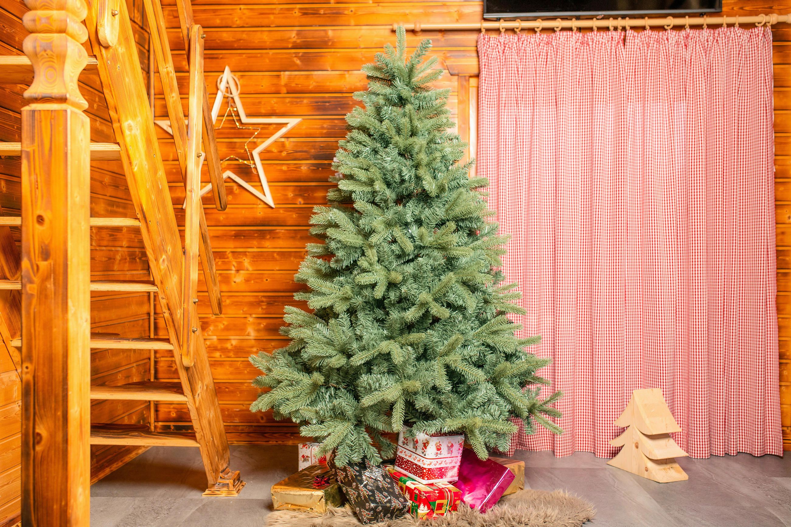 WEIHNACHTSBAUM 180 cm  - Grün, Basics, Kunststoff/Metall (180cm)