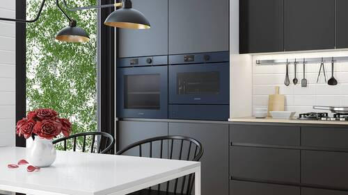 BACKOFEN NV7B7997AAK/U3  - Schwarz, Design, Glas/Metall (59,5/59,5/57,1cm) - Samsung