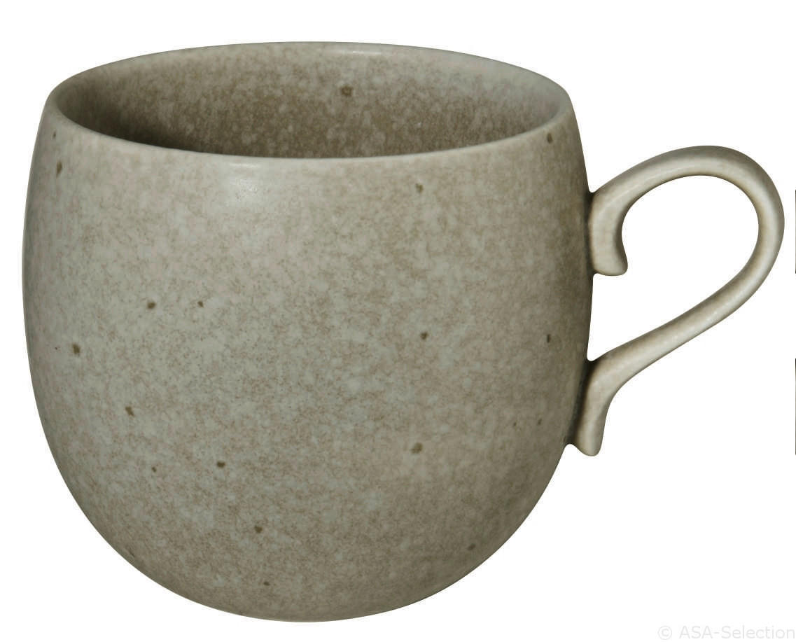 KAFFEEBECHER Nesuto    - Beige/Braun, Basics, Keramik (10/9,1/13,5cm) - ASA