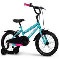 KINDERFAHRRAD 16 Zoll  - Hellblau, Basics, Metall (56,8/83/110cm)