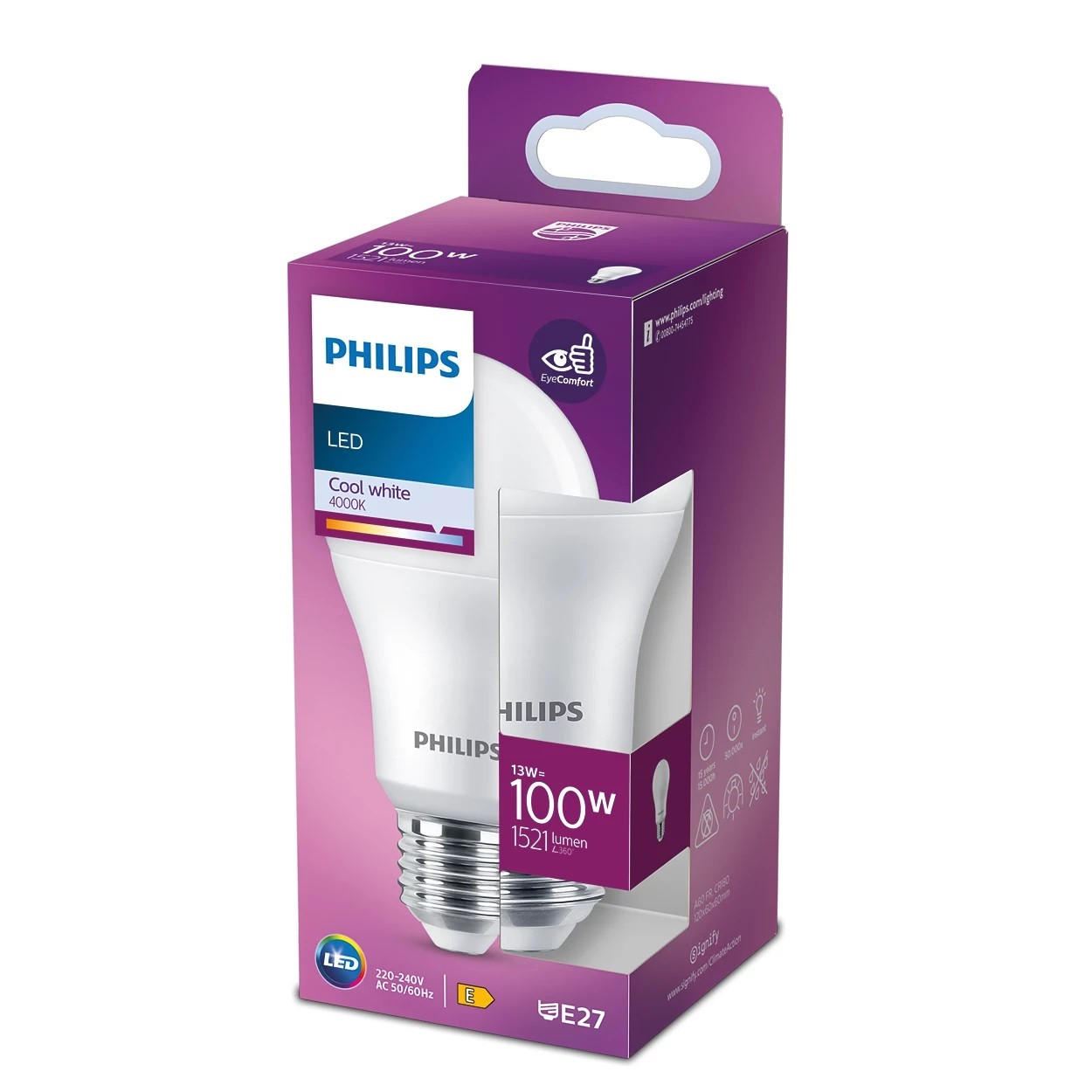 LED SIJALICA - Osnovno, plastika (6/12/6cm) - Philips