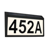 SZOLÁRLÁMPA  - fekete, Basics, műanyag (28/18/3,5cm)