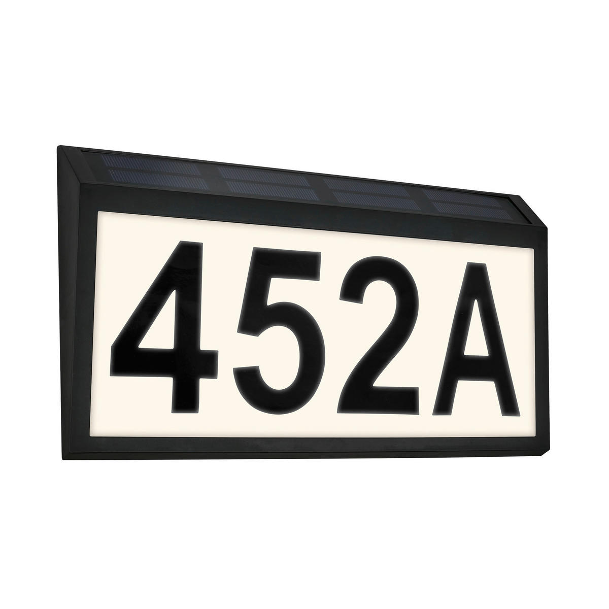 SZOLÁRLÁMPA  - fekete, Basics, műanyag (28/18/3,5cm)