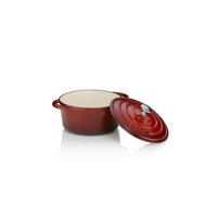 LITOŽELEZNI PEKAČ  Calido  21/10 cm    - rdeča/bež, Konvencionalno, kovina (21/10cm) - Kela