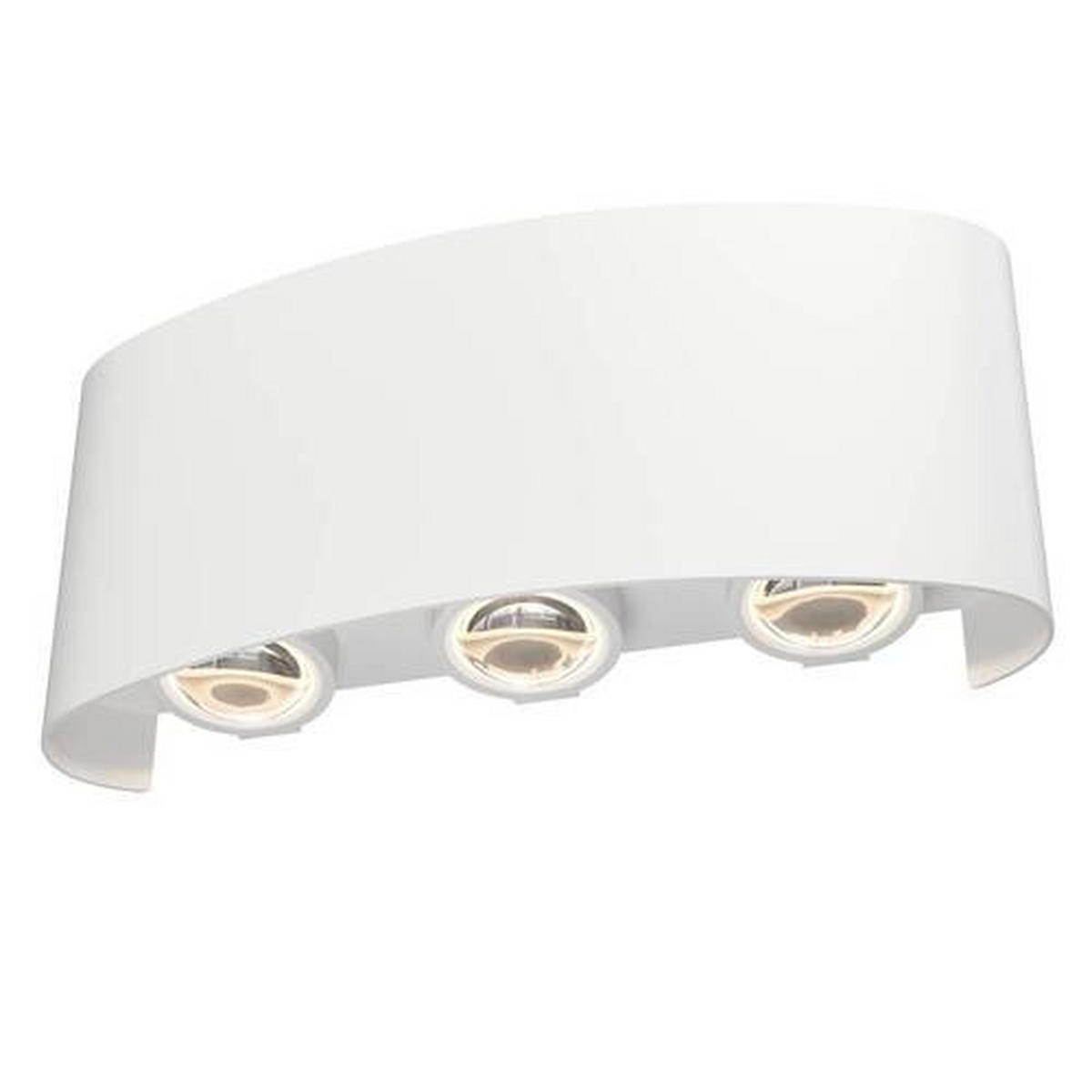 AUSSENWANDLEUCHTE - Weiss, Trend, Metall (8/16,5/4,2cm) - MAYTONI