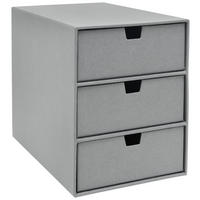 SCHUBLADENBOX  - Grau, Basics, Karton/Papier (16/25,2/20,5cm)
