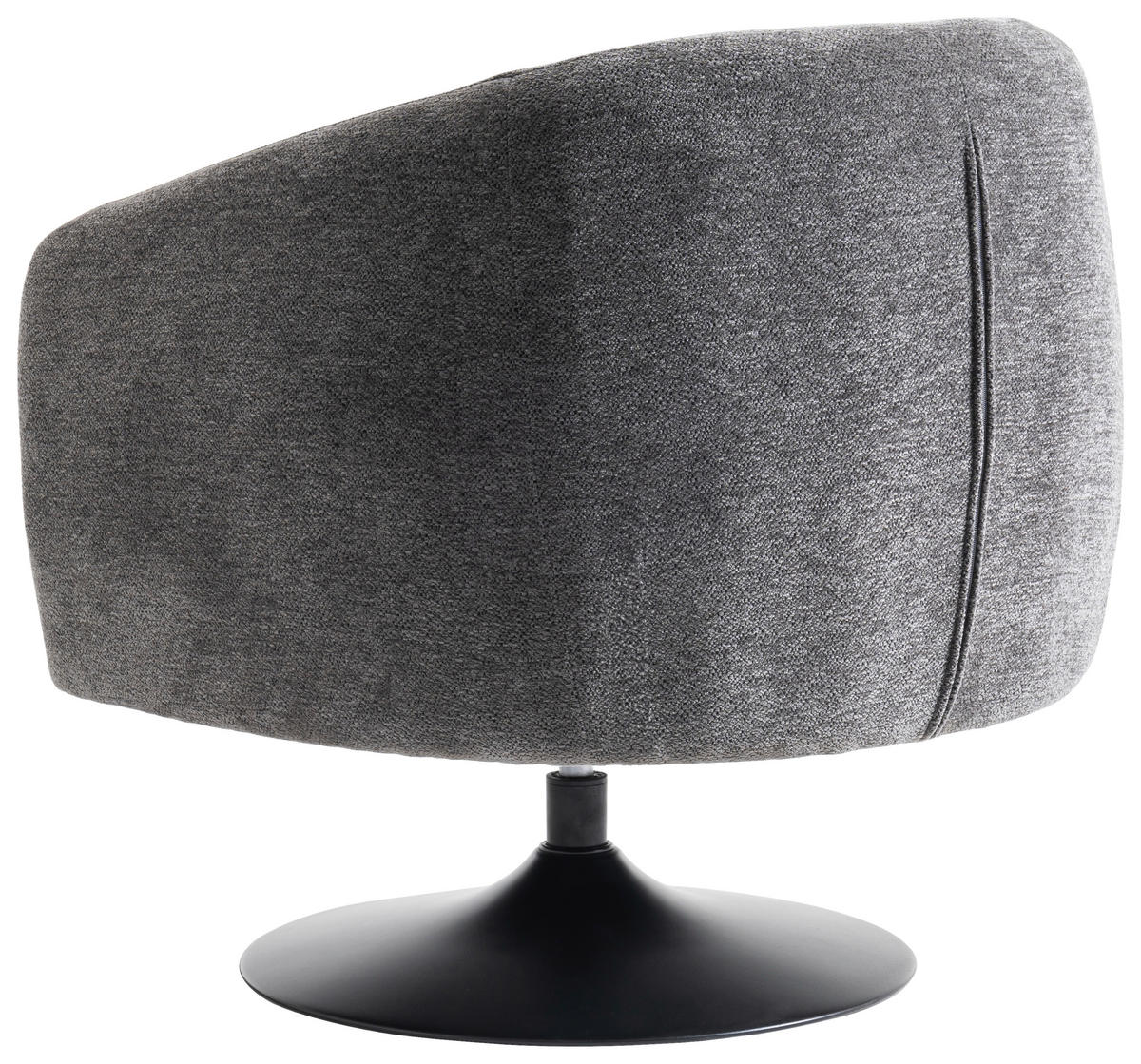 SESSEL Chenille Anthrazit    - Anthrazit/Schwarz, Design, Textil/Metall (78/76/83cm) - Carryhome