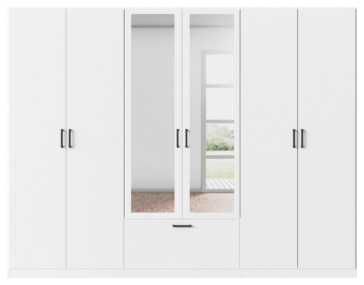 ORMAR ZA ODEĆU bela  271/210/54 cm  - siva/bela, Osnovno, metal/pločasti materijal (271/210/54cm) - Boxxx