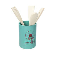 KUHINJSKO POMAGALO  - svijetlo smeđa/plava, Basics, drvo/keramika (10.5/26cm) - Tognana
