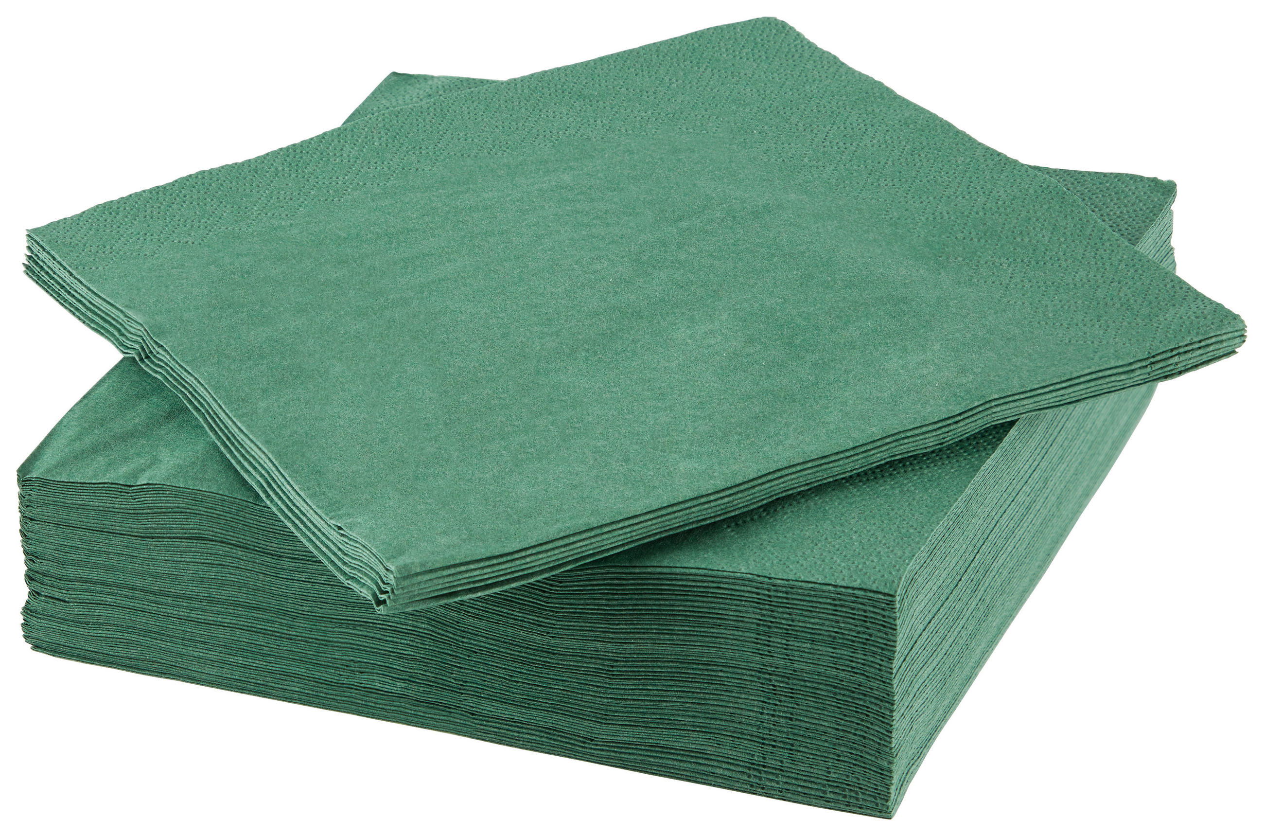 Serviette Lavenia Dunkelgrün 50 Stk. 33x33 cm