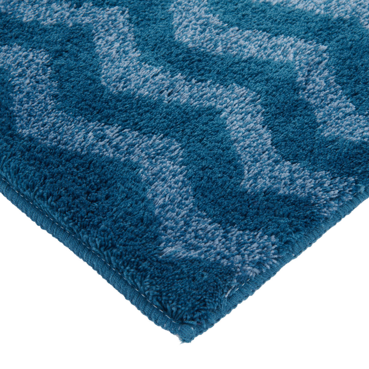 BADTEPPICH Blau  - Blau, Design, Kunststoff/Textil (65/55/2cm) - Kleine Wolke