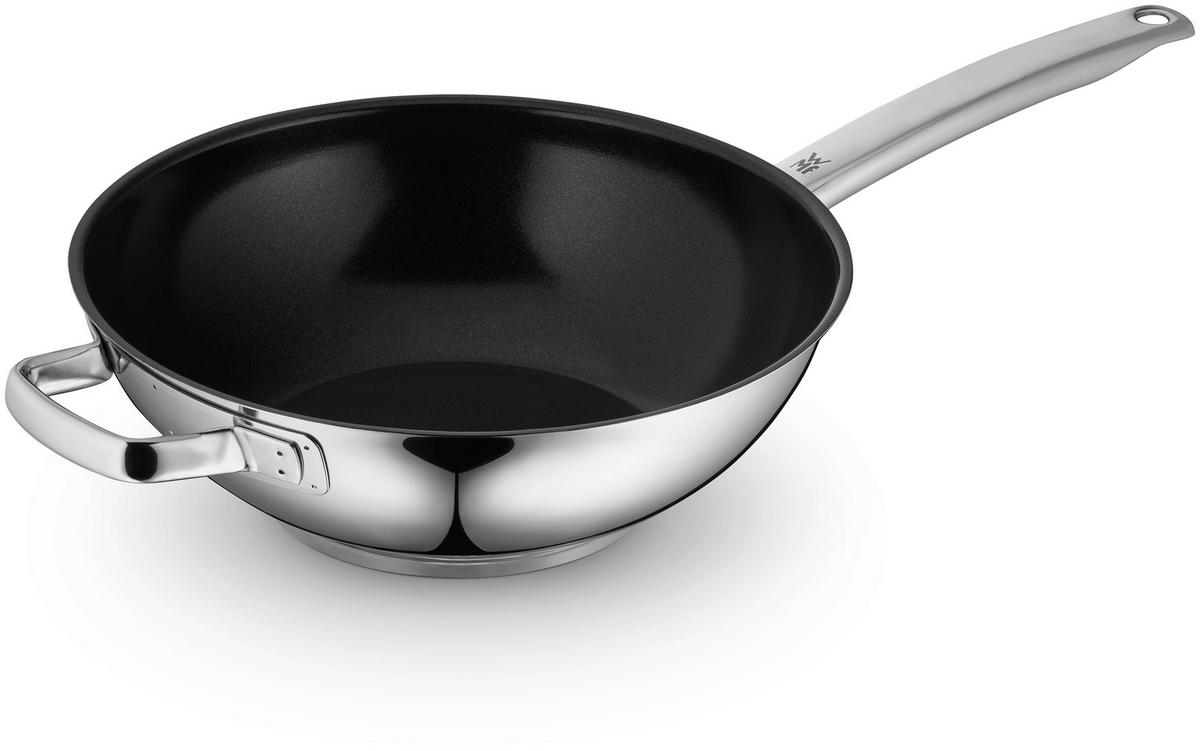 WOKPFANNE Durado 28 cm  - Edelstahlfarben, Design, Metall (28cm) - WMF