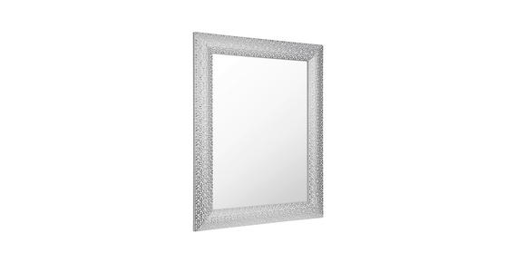 WANDSPIEGEL 55/70/3 cm - Silberfarben/Weiß, LIFESTYLE, Glas/Kunststoff (55/70/3cm) - Xora