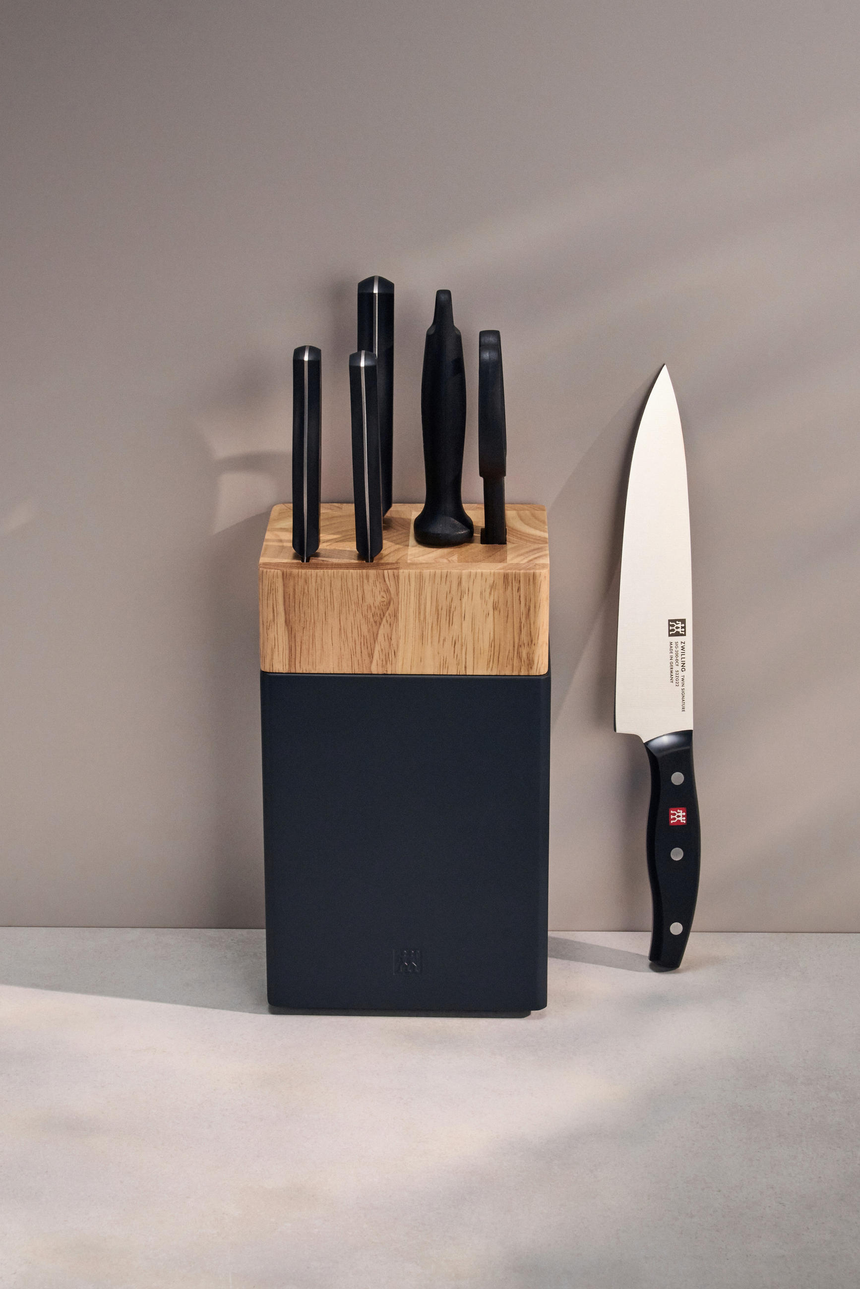 MESSERBLOCK 7-teilig  - Schwarz, Basics, Holz/Metall - Zwilling