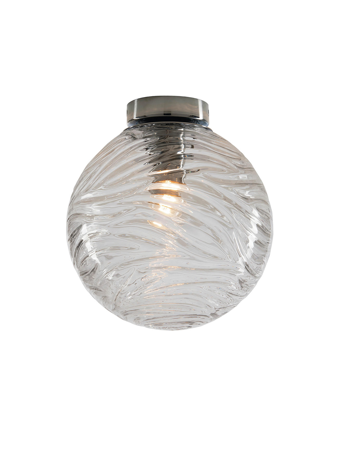 DECKENLEUCHTE Nereide 30/32 cm   - Klar, KONVENTIONELL, Glas (30/32cm)