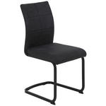 SCHWINGSTUHL   Mikrofaser  - Anthrazit, Trend, Textil/Metall (42/89/59cm) - Carryhome