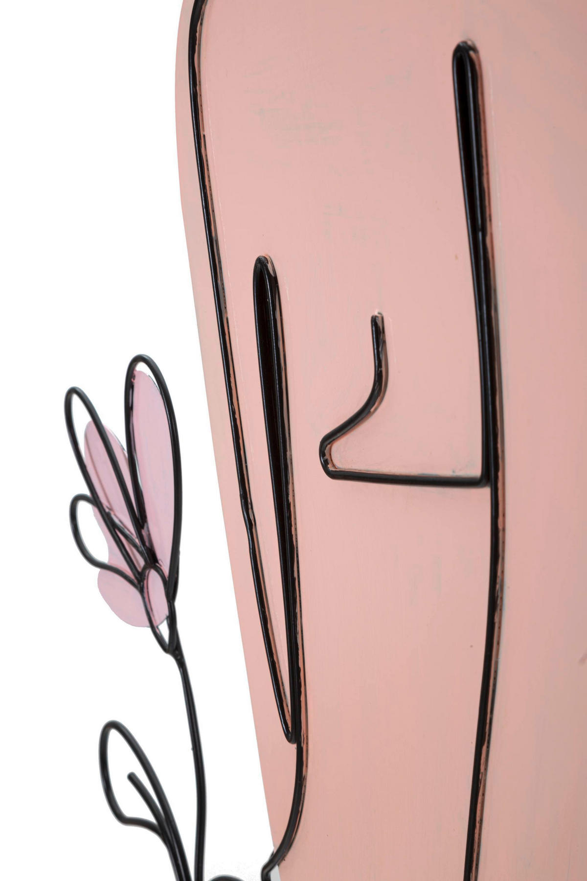 WANDDEKO Metall  - Beige/Rosa, Basics, Metall (80/90/1.3cm)