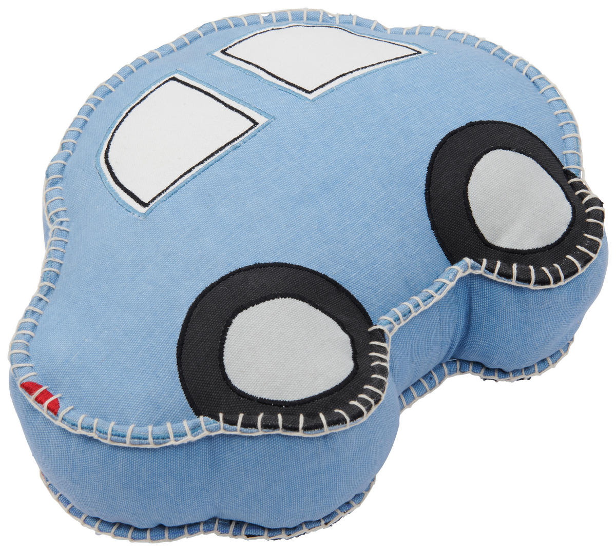 ZIERKISSEN  25/30 cm   - Blau, Basics, Textil (25/30cm) - Patinio