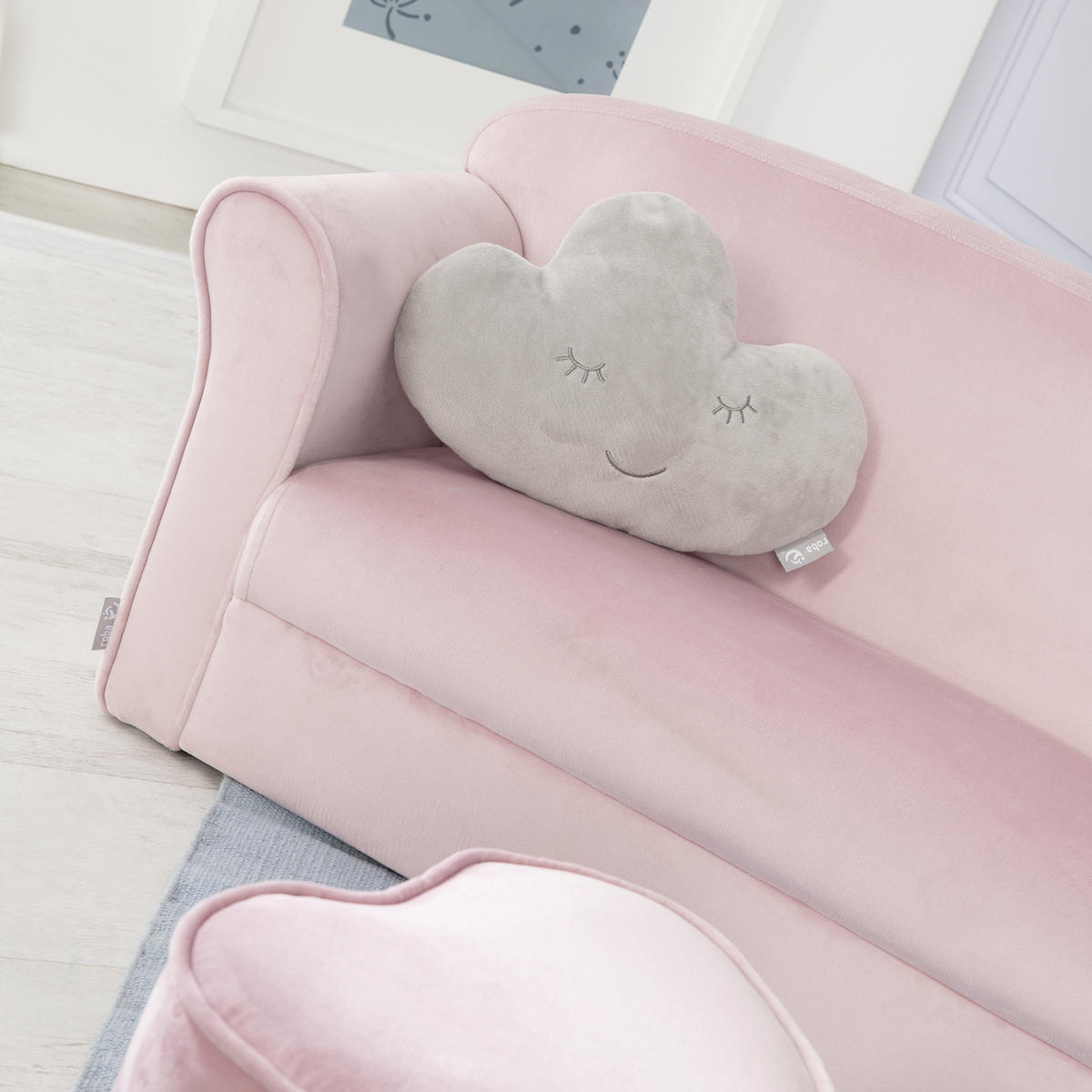 KINDERSOFA - Rosa, Basics, Textil (78/43/39cm) - Roba