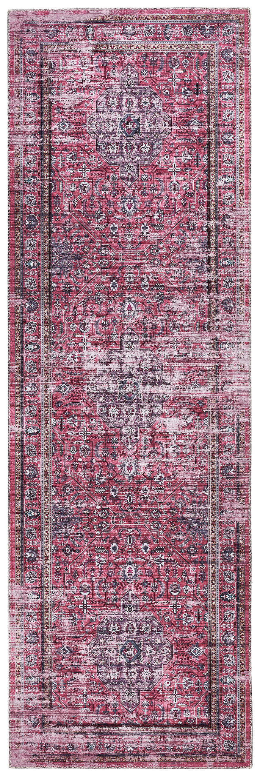 LÄUFER 80/250 cm  - Bordeaux, Trend, Textil (80/250cm) - Novel