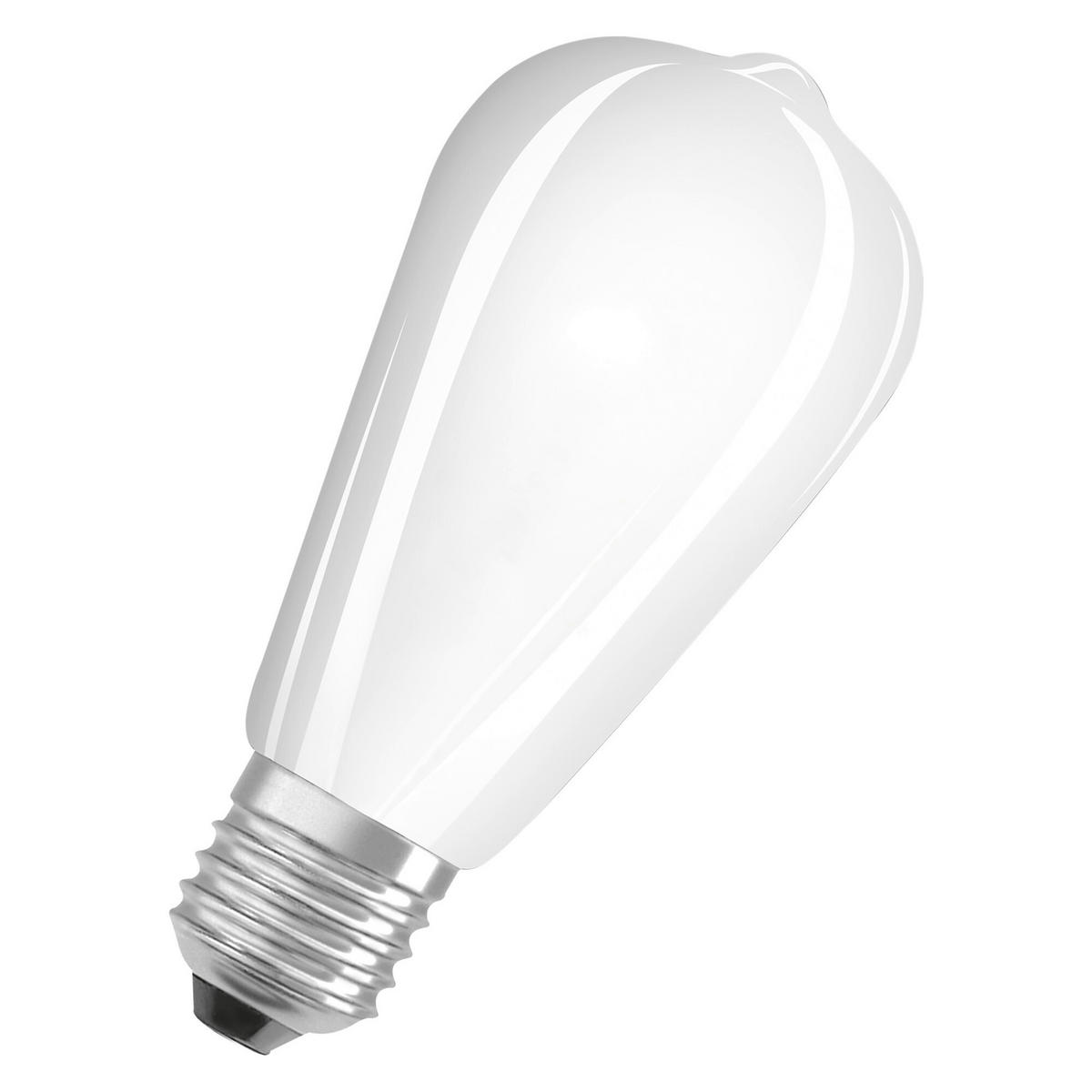 LED-LEUCHTMITTEL   E27 6,5 W 730 lm  - Weiß, Basics, Glas (6,4cm) - Osram