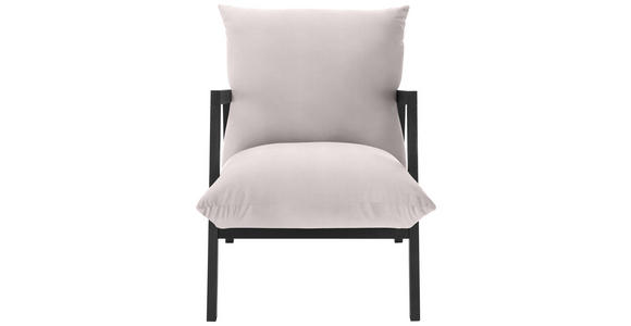 SESSEL Mikrofaser Hellgrau    - Wengefarben/Hellgrau, Design, Holz/Textil (63/76/80cm) - Carryhome