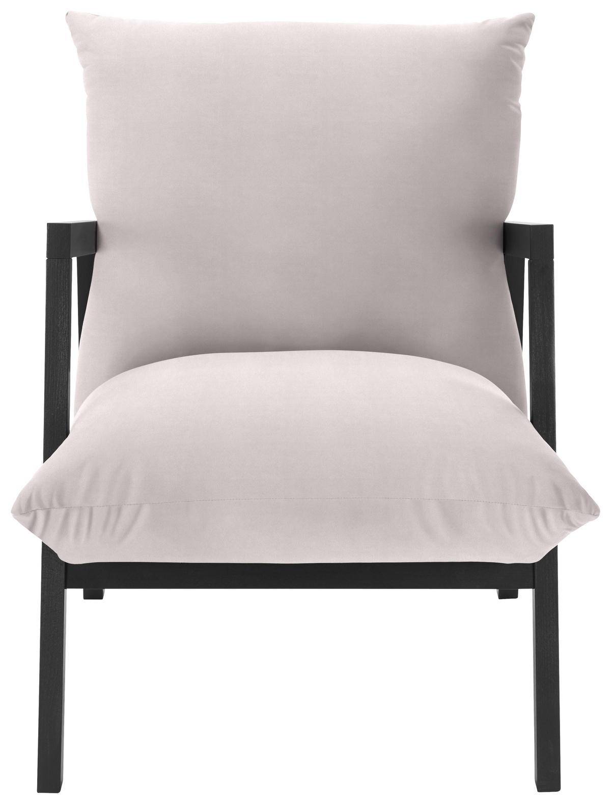 SESSEL in Mikrofaser Hellgrau  - Wengefarben/Hellgrau, Design, Holz/Textil (63/76/80cm) - Carryhome