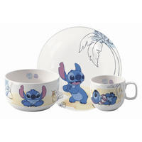 KINDERGESCHIRRSET Disney Stitch 3-teilig  - Multicolor, Basics, Keramik (26,6/13,3/23,2cm) - Villeroy & Boch
