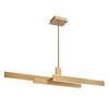 LED-HÄNGELEUCHTE 33/114,5/10 cm    - Goldfarben, Design, Kunststoff/Metall (33/114,5/10cm) - Elstead Lighting