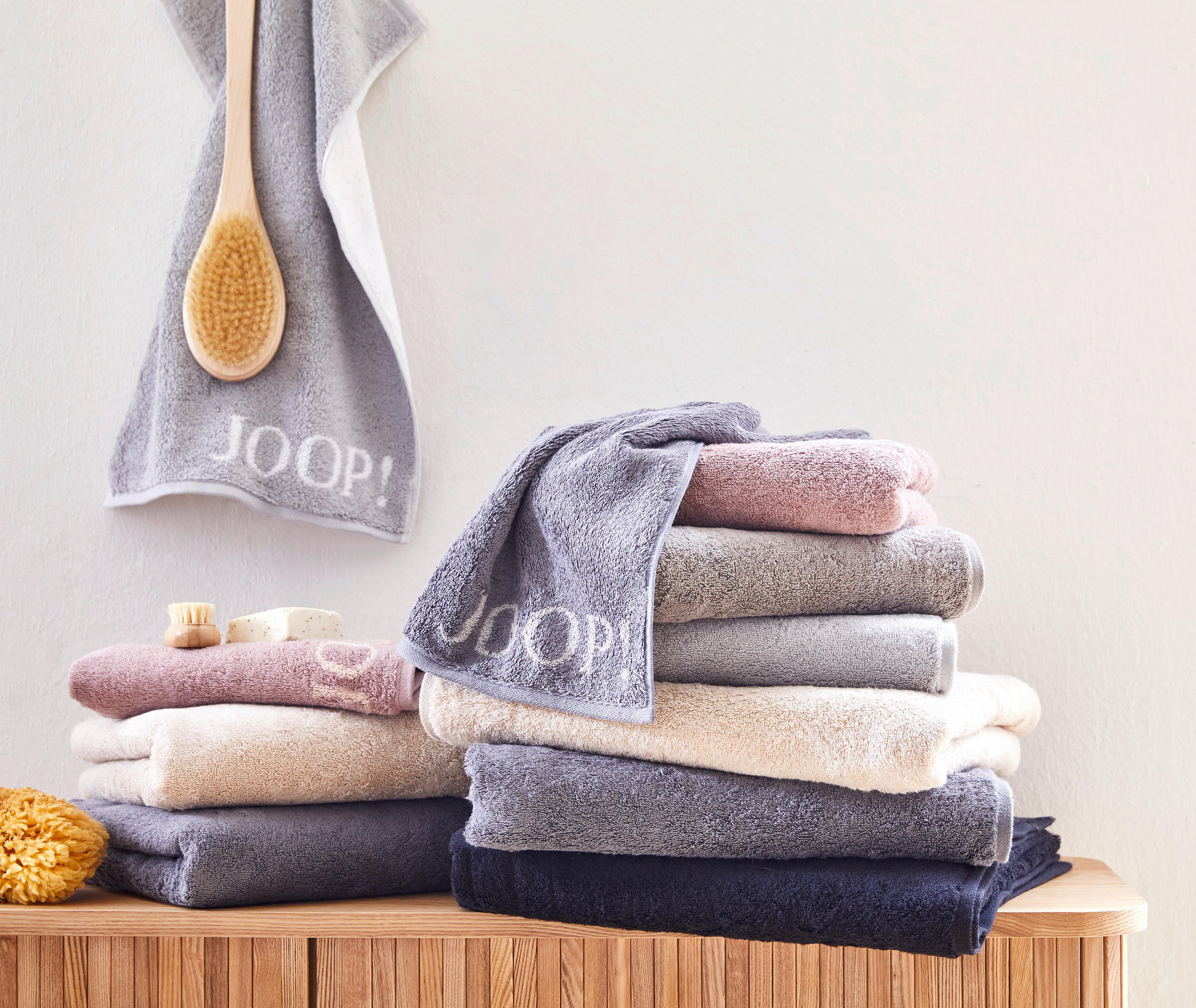 TÖRÖLKÖZŐ 80/150 cm homok - homok, Design, textil (80/150cm) - Joop!