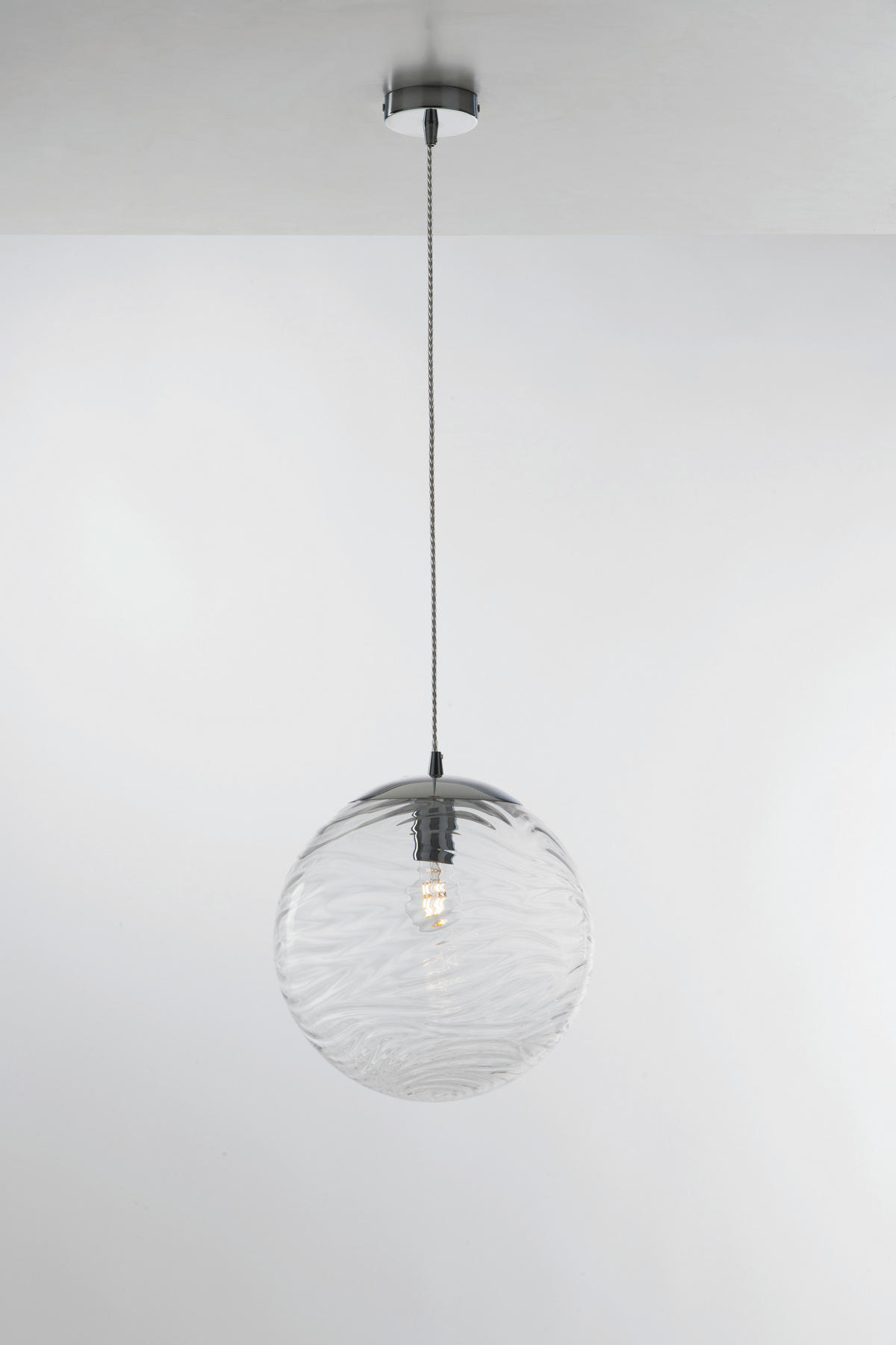 HÄNGELEUCHTE 33/33,4 cm  - Transparent, KONVENTIONELL, Glas (33/33,4cm)