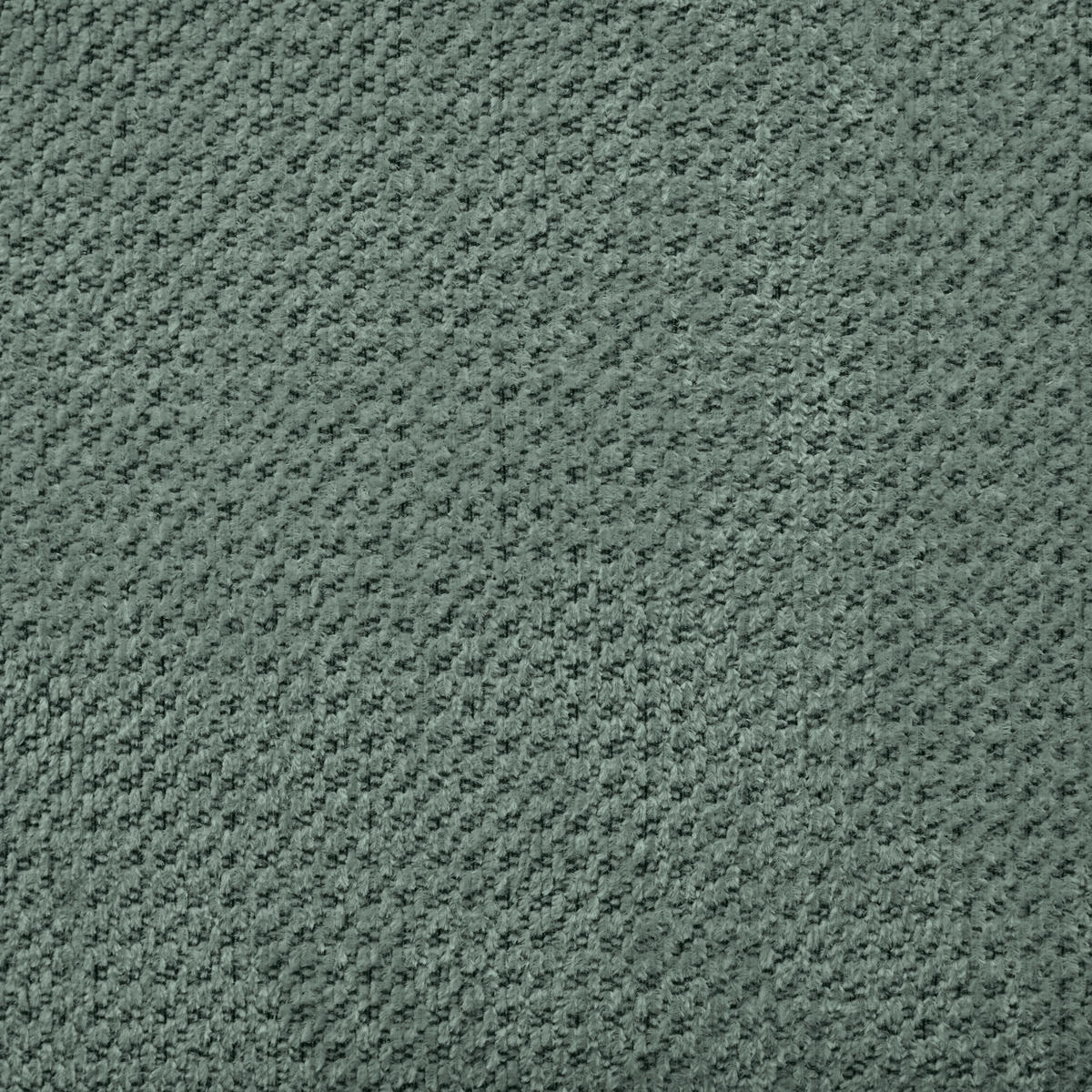 ECKSOFA in Chenille Dunkelgrün  - Dunkelgrün/Schwarz, MODERN, Kunststoff/Textil (179/287cm) - Carryhome