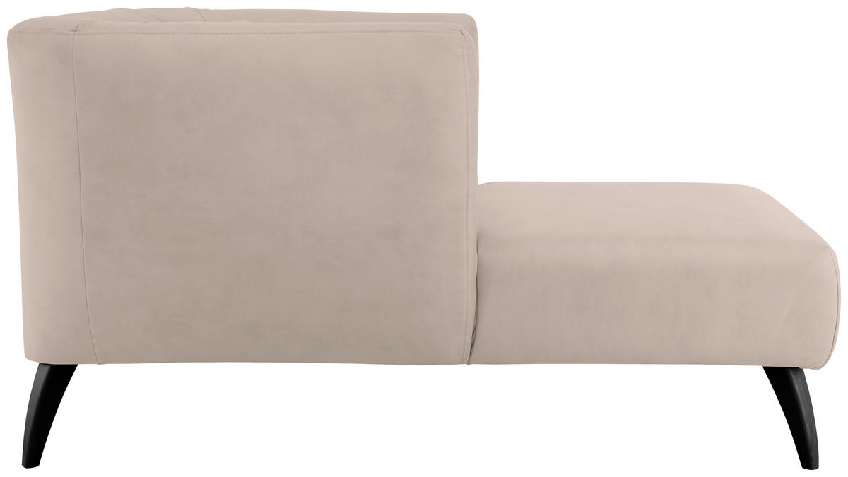 XXL-SESSEL in Lederlook Beige  - Beige/Schwarz, Modern, Holz/Textil (108/84/155cm) - Livetastic